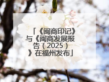 《闽商印记》与《闽商发展报告（2025）》在福州发布