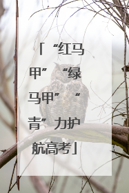 “红马甲”“绿马甲”“青”力护航高考