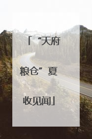 “天府粮仓”夏收见闻