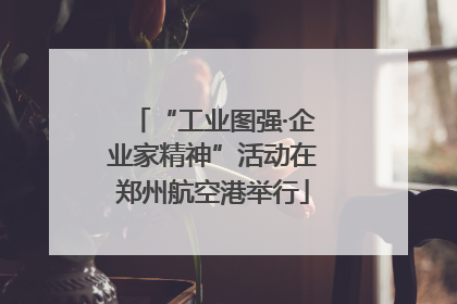 “工业图强·企业家精神”活动在郑州航空港举行