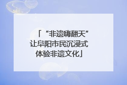 “非遗嗨翻天”让阜阳市民沉浸式体验非遗文化