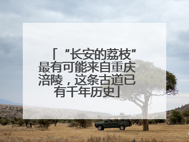 “长安的荔枝”最有可能来自重庆涪陵，这条古道已有千年历史