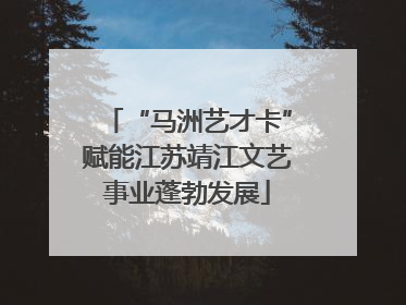 “马洲艺才卡”赋能江苏靖江文艺事业蓬勃发展