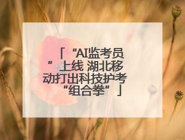 “AI监考员”上线 湖北移动打出科技护考“组合拳”