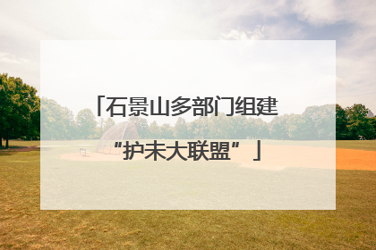 石景山多部门组建“护未大联盟”
