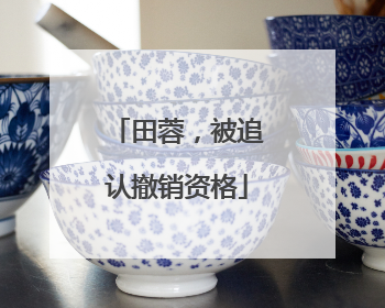 田蓉，被追认撤销资格