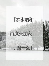 罗永浩和百度交朋友，图什么