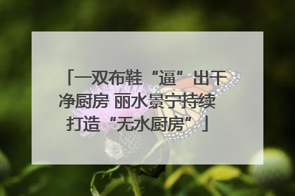一双布鞋“逼”出干净厨房 丽水景宁持续打造“无水厨房”