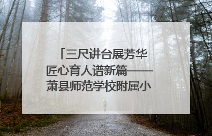 三尺讲台展芳华 匠心育人谱新篇——萧县师范学校附属小学第十三届班主任基本功大赛圆满举办