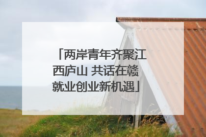两岸青年齐聚江西庐山 共话在赣就业创业新机遇
