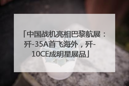 中国战机亮相巴黎航展：歼-35A首飞海外，歼-10CE成明星展品