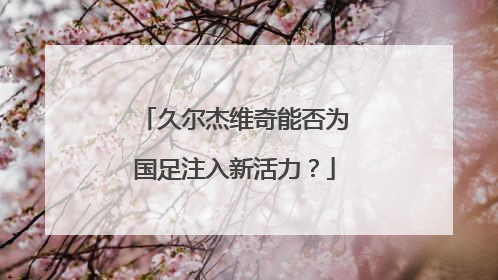 久尔杰维奇能否为国足注入新活力？