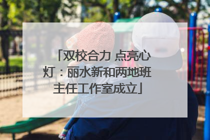 双校合力 点亮心灯：丽水新和两地班主任工作室成立