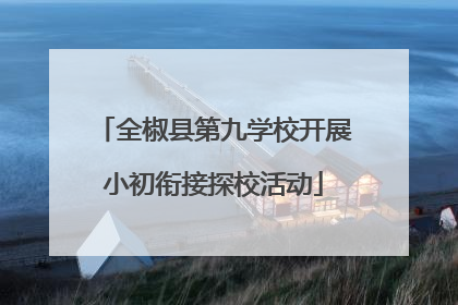 全椒县第九学校开展小初衔接探校活动