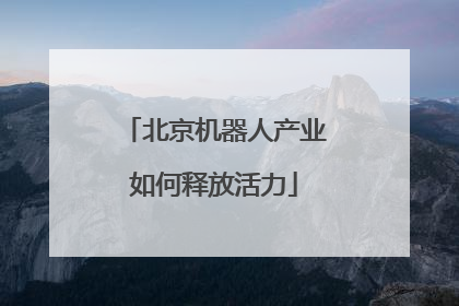北京机器人产业如何释放活力