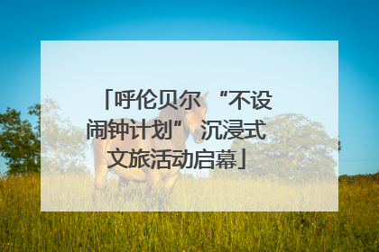 呼伦贝尔 “不设闹钟计划” 沉浸式文旅活动启幕