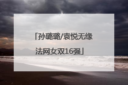孙璐璐/袁悦无缘法网女双16强