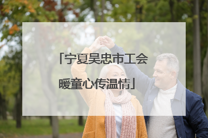 宁夏吴忠市工会暖童心传温情