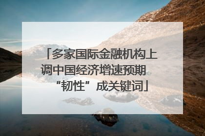 多家国际金融机构上调中国经济增速预期 “韧性”成关键词
