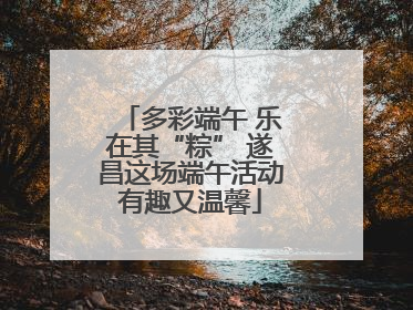 多彩端午 乐在其“粽” 遂昌这场端午活动有趣又温馨