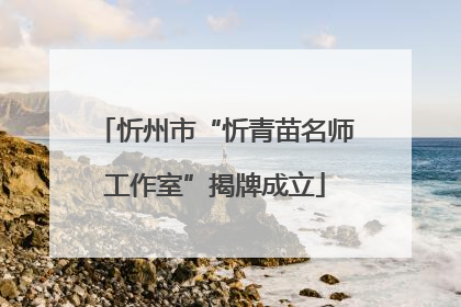 忻州市“忻青苗名师工作室”揭牌成立