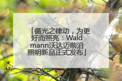 循光之律动，为更好而照亮：Waldmann沃达迈前沿照明新品正式发布