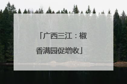 广西三江：椒香满园促增收