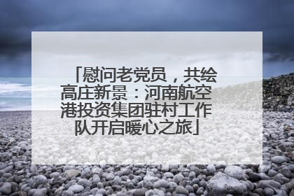 慰问老党员，共绘高庄新景：河南航空港投资集团驻村工作队开启暖心之旅
