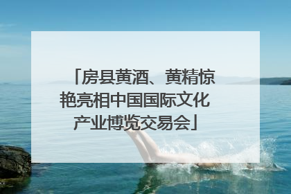 房县黄酒、黄精惊艳亮相中国国际文化产业博览交易会