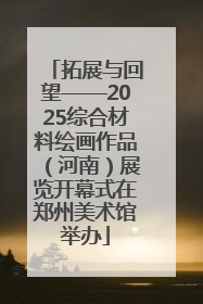 拓展与回望——2025综合材料绘画作品（河南）展览开幕式在郑州美术馆举办