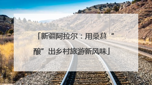 新疆阿拉尔：用桑葚“酿”出乡村旅游新风味