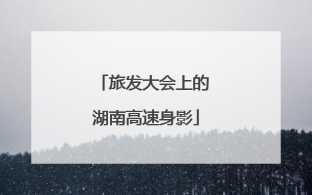 旅发大会上的湖南高速身影