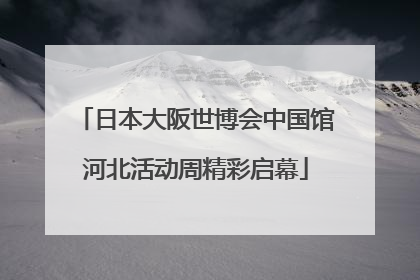 日本大阪世博会中国馆河北活动周精彩启幕