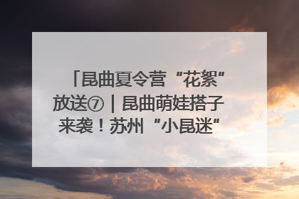 昆曲夏令营“花絮”放送⑦｜昆曲萌娃搭子来袭！苏州“小昆迷”姐弟期待同台演绎“姑苏水磨调”