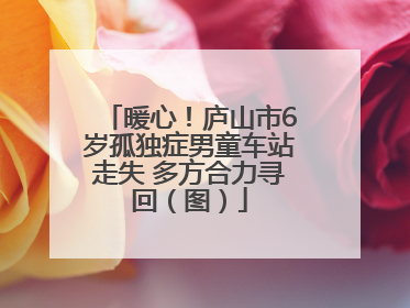 暖心！庐山市6岁孤独症男童车站走失 多方合力寻回（图）