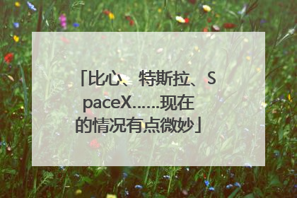比心、特斯拉、SpaceX……现在的情况有点微妙