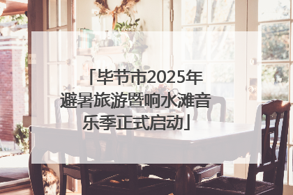 毕节市2025年避暑旅游暨响水滩音乐季正式启动