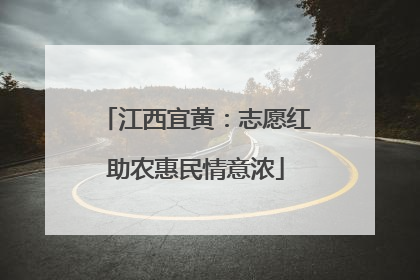 江西宜黄：志愿红助农惠民情意浓