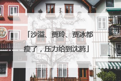 沙溢、贾玲、贾冰都瘦了，压力给到沈腾