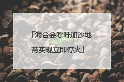 海合会呼吁加沙地带实现立即停火