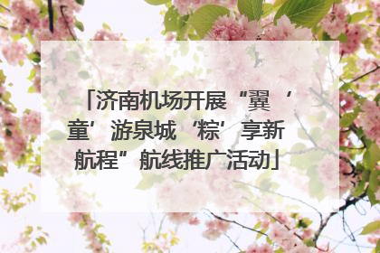 济南机场开展“翼‘童’游泉城‘粽’享新航程”航线推广活动