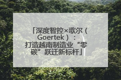 深度智控×歌尔（Goertek）：打造越南制造业“零碳”跃迁新标杆