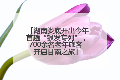 湖南娄底开出今年首趟“银发专列”，700余名老年旅客开启甘南之旅