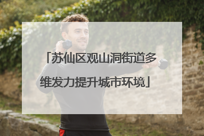 苏仙区观山洞街道多维发力提升城市环境