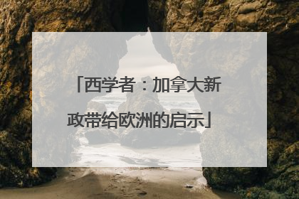 西学者：加拿大新政带给欧洲的启示