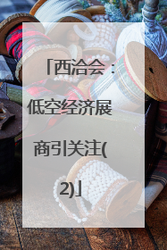 西洽会：低空经济展商引关注(2)