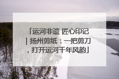 运河非遗 匠心印记｜扬州剪纸：一把剪刀，打开运河千年风韵