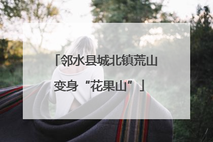 邻水县城北镇荒山变身“花果山”