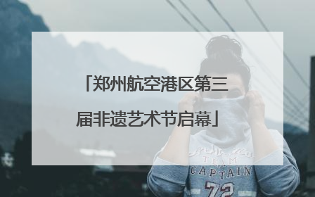 郑州航空港区第三届非遗艺术节启幕