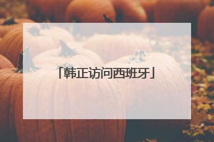韩正访问西班牙